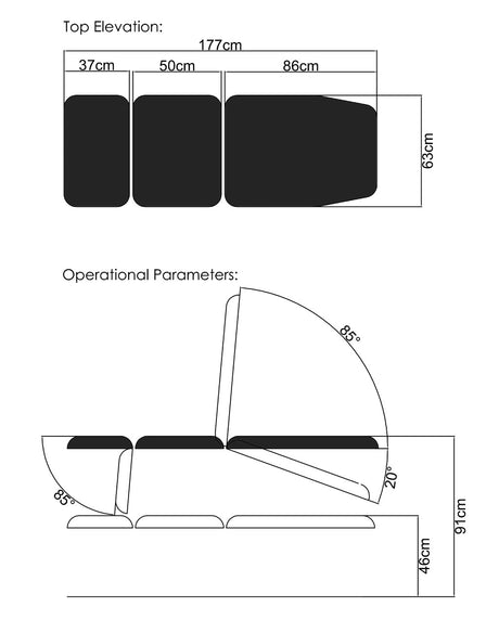 DE03 Dimensions