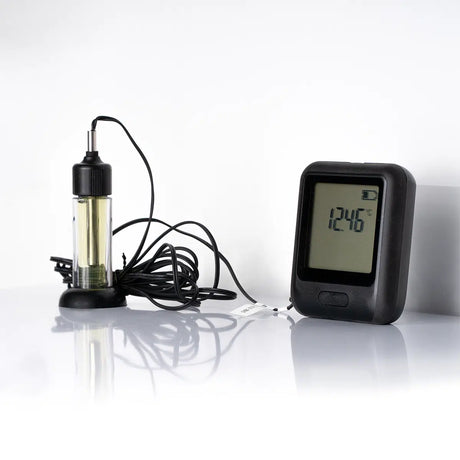 A WiFi datalogger with an external thermistor probe - with display