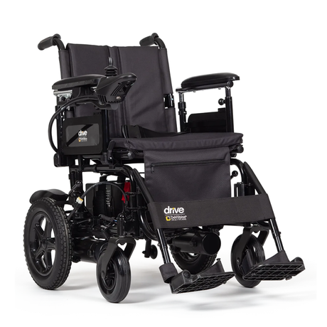 black electric fold wheelchair on a white background