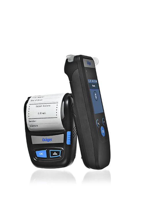 Dräger Alcotest 7000 System Kit with printer and mouthpieces