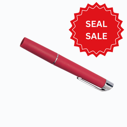 Plastic Reusable Pen Torch - Red