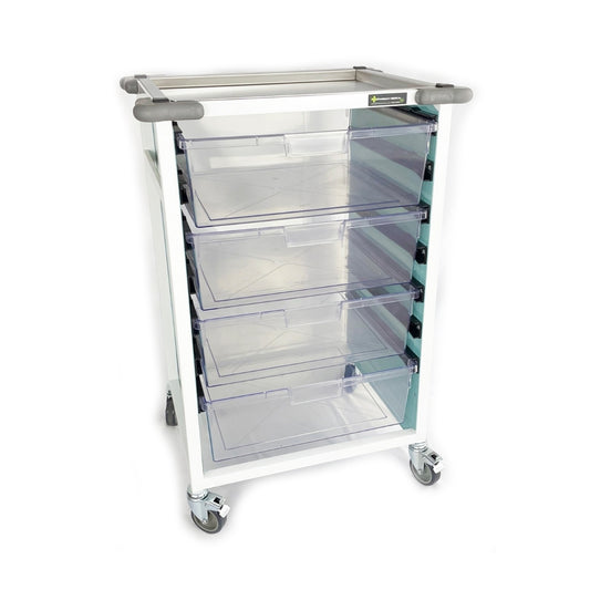CareKart Storage Trolley | 4 x 160mm Deep Drawers | HECCK103/C