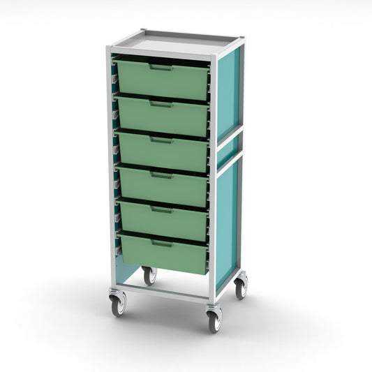 Pharmacy Medical - CareKart | 6 x 160mm Trays | HECCK121