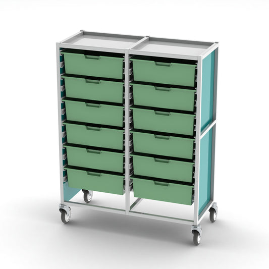 Pharmacy Medical - CareKart | 10 x 80mm, 6 x 160mm Trays | HECCK126