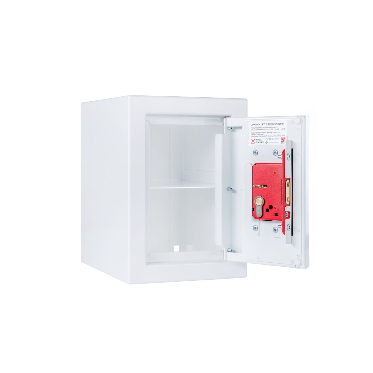 Pharmacy Medical - HECDC001 CONTROLLED DRUGS CABINET | 1 SHELF (Removable) | R or L HINGE