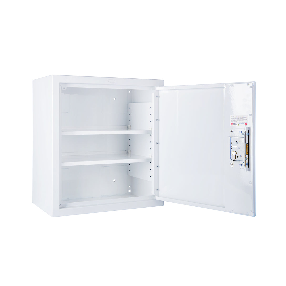Pharmacy Medical - HECDC1020 CONTROLLED DRUGS CABINET | 2 SHELVES (Adjustable) |  R or L HINGE, optional warning light