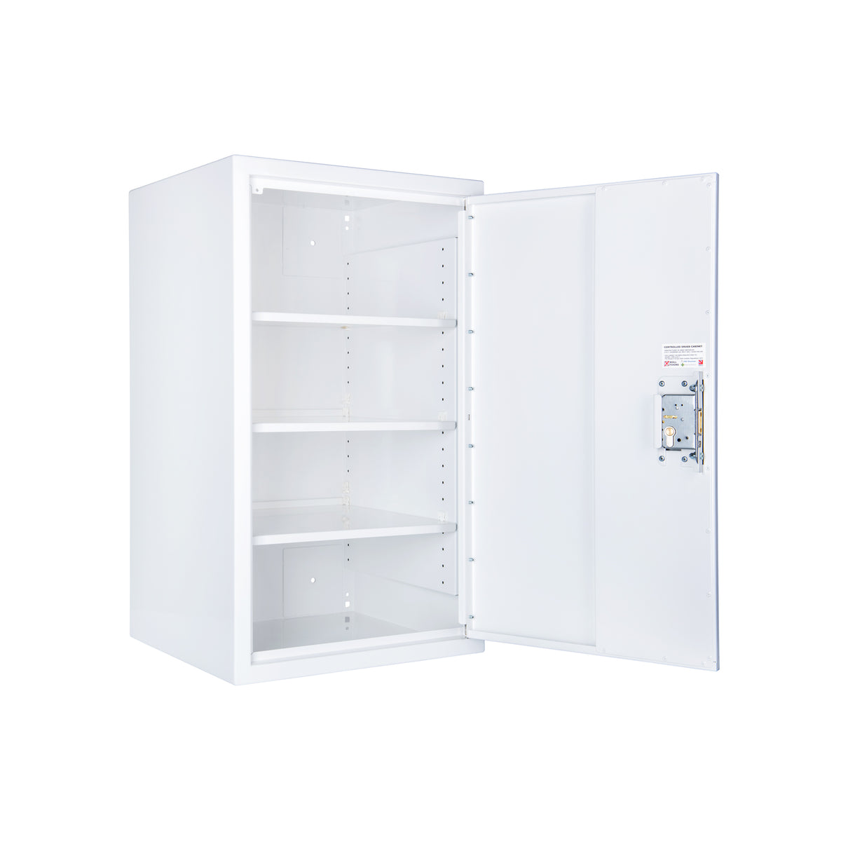 Pharmacy Medical - HECDC1040 CONTROLLED DRUGS CABINET | 3 SHELVES (Adjustable) |  R or L HINGE, optional warning light