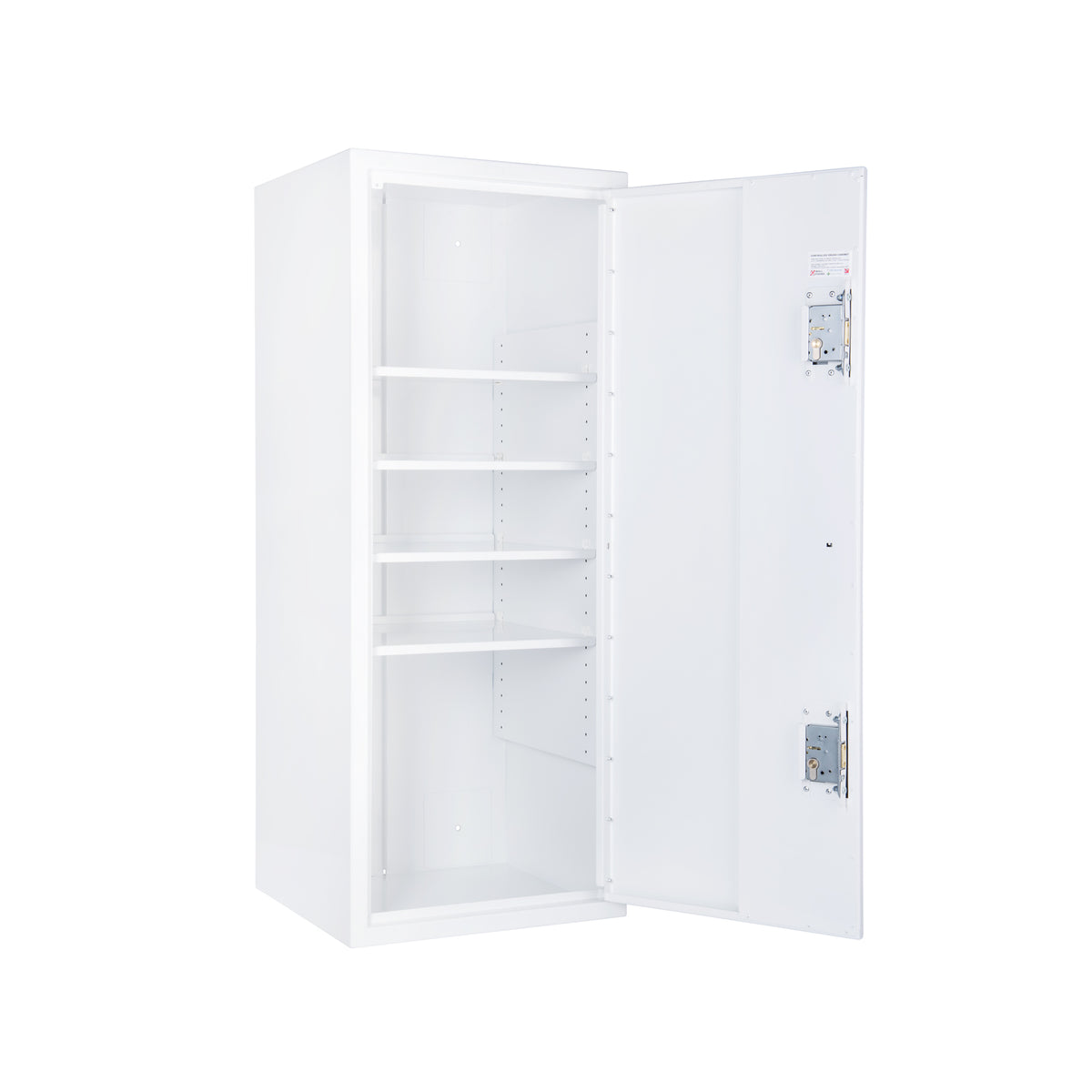 Pharmacy Medical - HECDC1050 CONTROLLED DRUGS CABINET 1250 X 500 X 450mm | 4 SHELVES (Adjustable) |  R or L HINGE, optional warning light