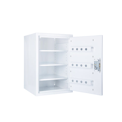 Pharmacy Medical - HECDC906 CONTROLLED DRUGS CABINET | 2 SHELVES (Adjustable) 3 Door Shelves | Floor Fixing | R or L HINGE, optional warning light