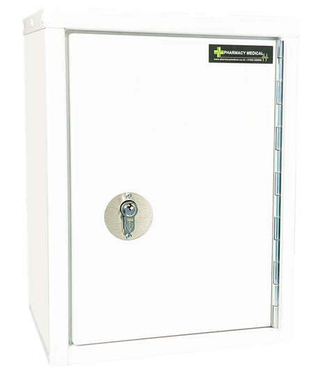 HECMC100 MEDICINE / DRUGS CABINET 370 X 275 X 245mm | external front view 
