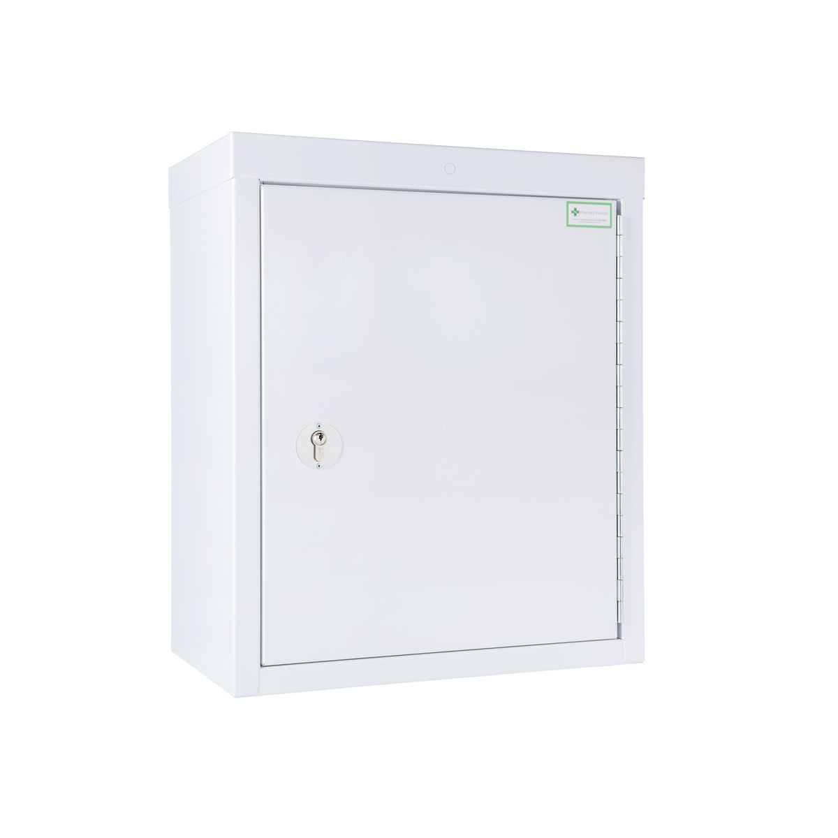 Pharmacy Medical - HECMC250 MEDICINE / DRUGS CABINET 600 X 500 X 300mm | 2 FULL DEPTH SHELVES | R or L HINGE, optional warning light