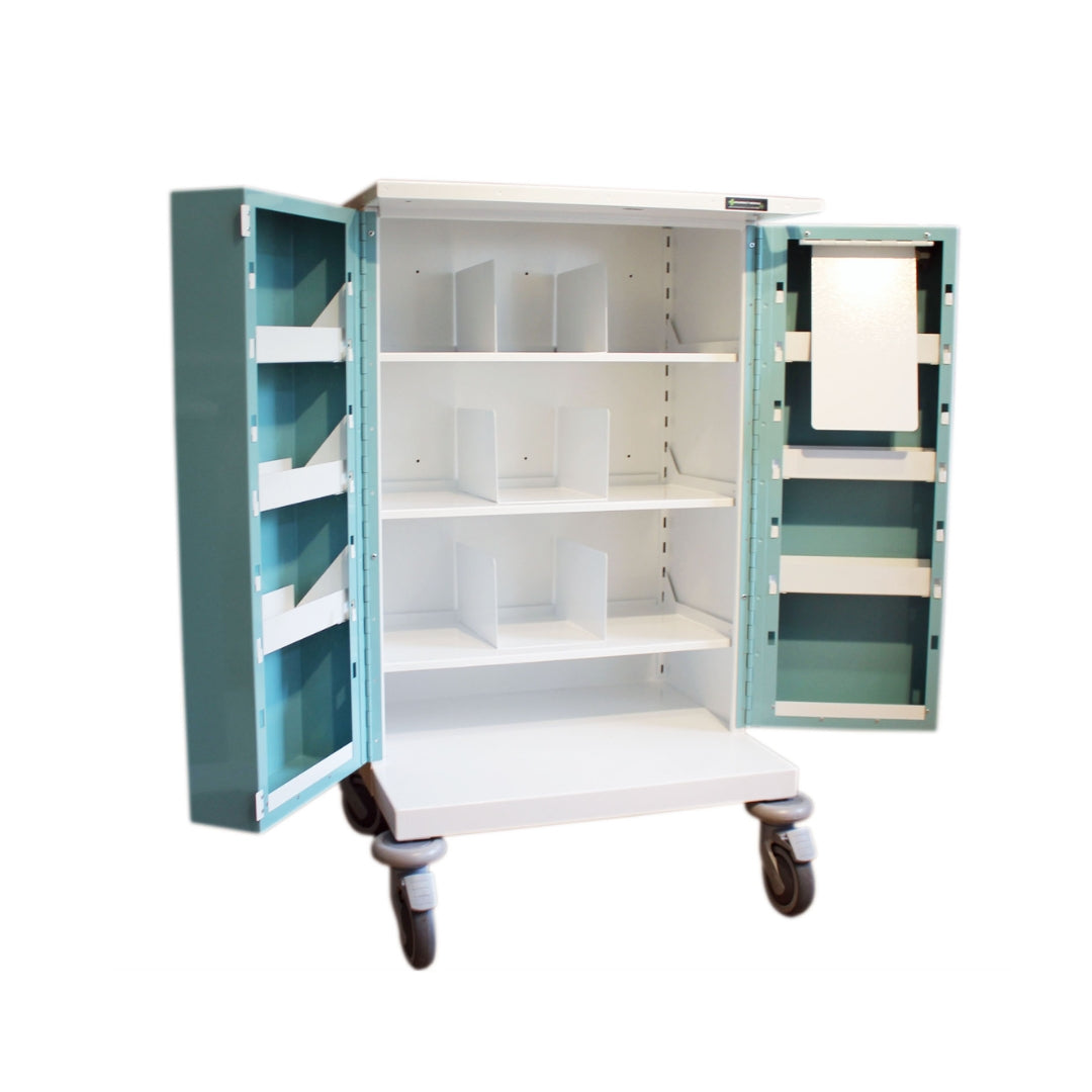 Pharmacy Medical HECT460 56 Cassette Nomad Trolley