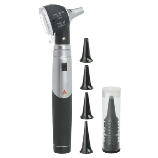 HEINE mini 3000 LED Otoscope Set with Battery Handle D-008.70.120