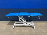 Refurbished 5-Section Hydraulic Treatment Couch - Drop Arms - Face Hole