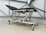 Reconditioned Bariatric Medical / Physio / Treatment extra wide Electric Couch - raised view