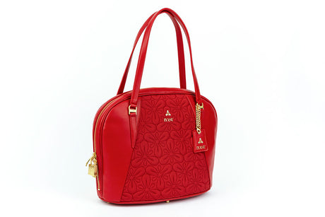 IYASU Elizabeth-Red-Quilted-Medical-Bag-Profile