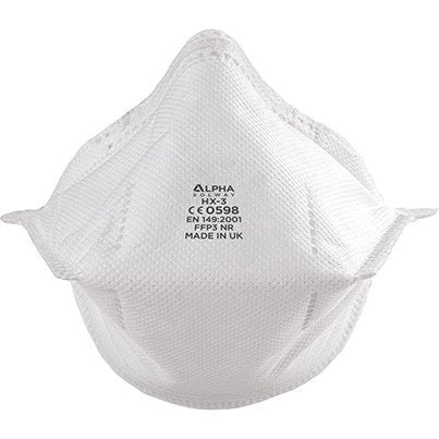 Alpha Solway HX-3 Fold-Flat FFP3 Dust Mask