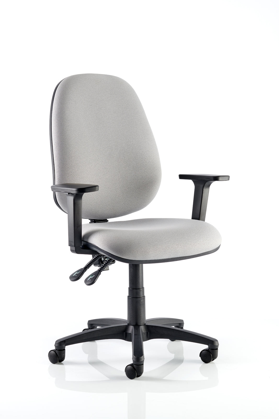 Kirby Extra High Back Operator Chair - Standard 2 lever mechanism with PCB