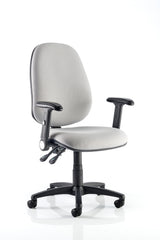 Kirby Extra High Back Operator Chair - Standard 2 lever mechanism with PCB