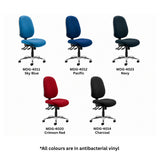 Kirby Bariatric Operator Chair | Heavy Duty Castors | Gas Lift | Aluminium Base