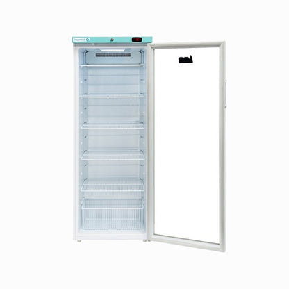 LEC Medical 310L Pharmacy Essential Upright Fridge with Glass Door & Bluetooth PEGR310BT-AU
