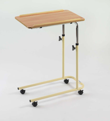 L Style Over Bed Table with Castors 715CBE 2