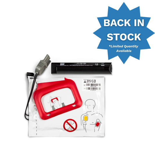Physio Control Lifepak CR Plus Replacement Defibrillator Pads & Charge Pack (Single pack)