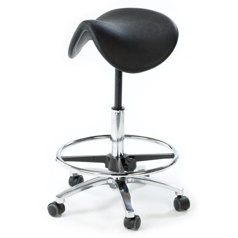 Seers - Laboratory PU Ergonomic Saddle Stool