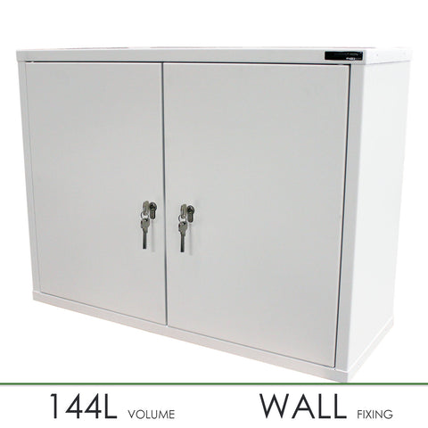 Pharmacy Medical - HECMC421 MEDICINE / DRUGS CABINET | 6 INTERNAL SHELVES + 6 DOOR SHELVES | DOUBLE DOOR | Each Door Fitted With a Lock | Optional warning light