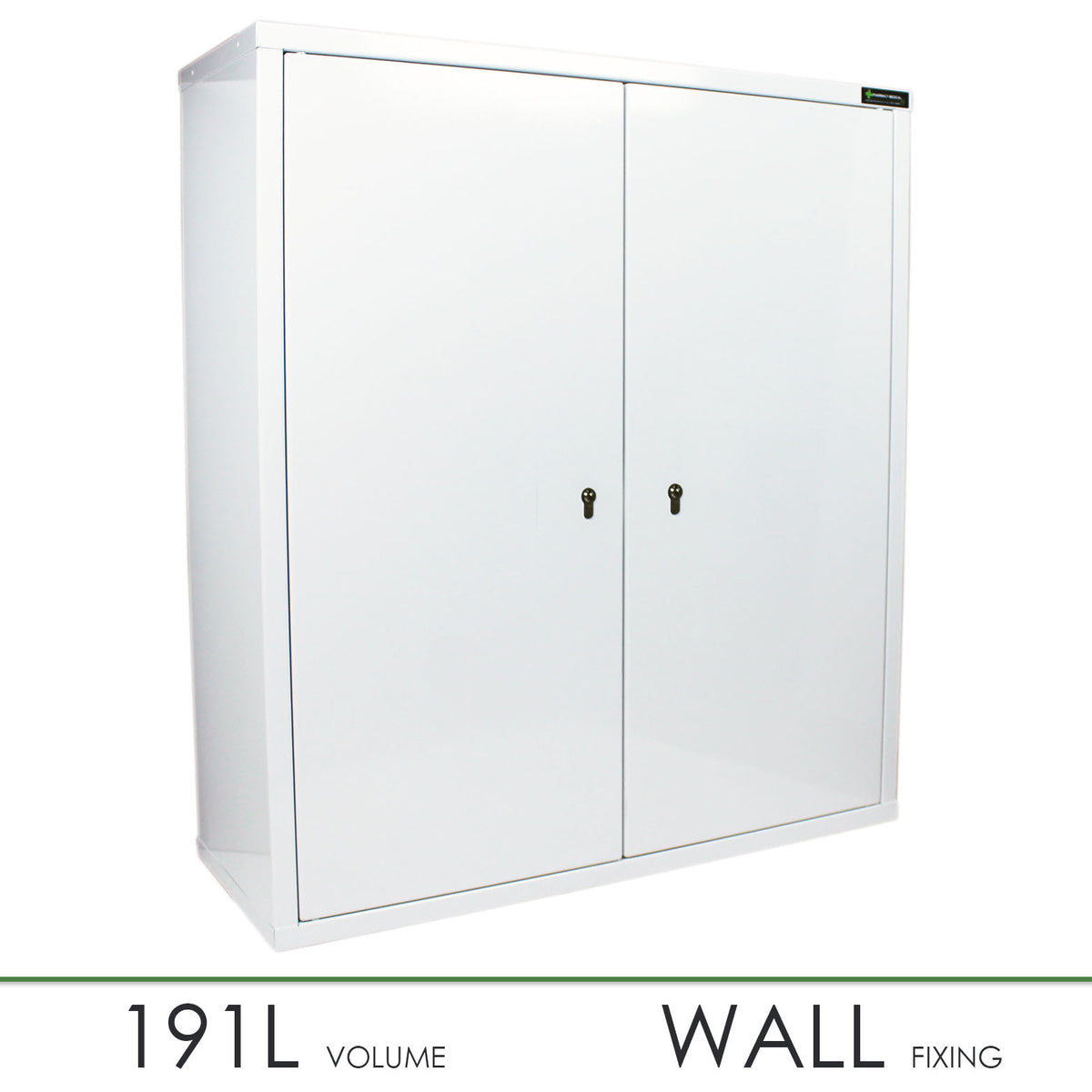 Pharmacy Medical - HECMC422 MEDICINE / DRUGS CABINET | 8 INTERNAL SHELVES + 8 DOOR SHELVES | DOUBLE DOOR | Each Door Fitted With a Lock | Optional warning light