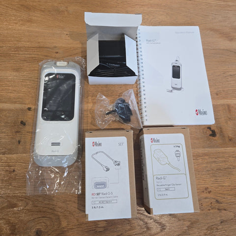 Masimo Rad-G Pulse Oximeter Set - Like New, Unused in box