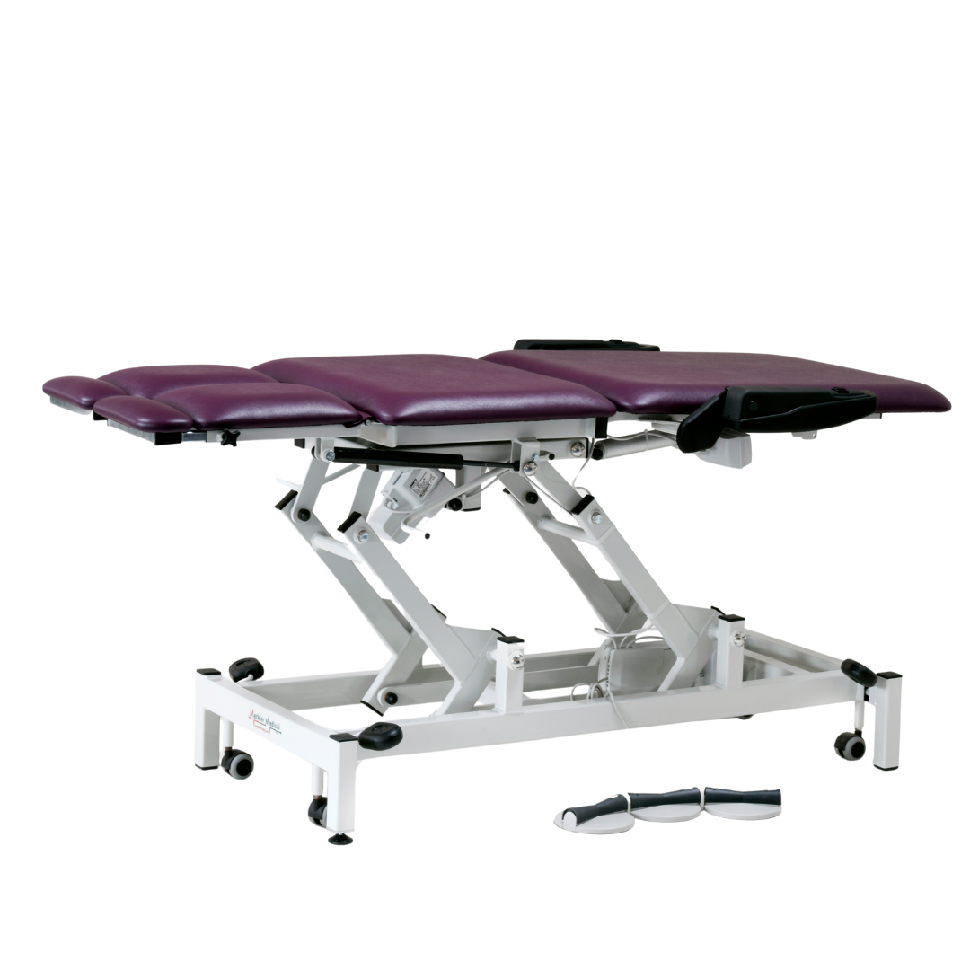 Meckler Medical podiatry  examination couch with optional accessories