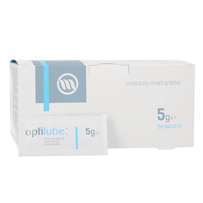 Optilube Sterile Lubricating Jelly 5g Sachets - per Box 150