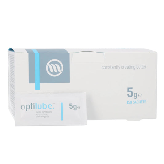 Optilube Sterile Lubricating Jelly 5g Sachets - per Box 150