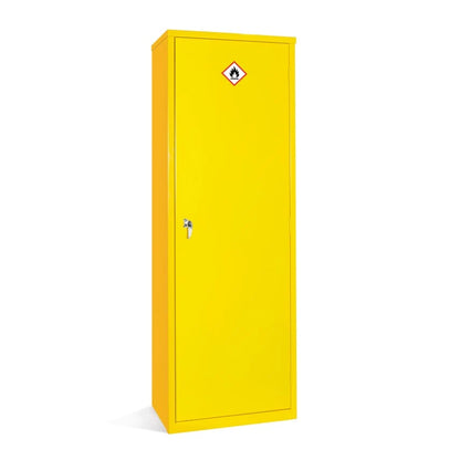 Hazardous Storage Safety Cabinet in Yellow with 3 Shelves 1830x610x457mm