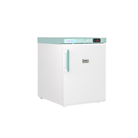 LEC Medical solid door vaccine refrigerator 444411890 on a white background