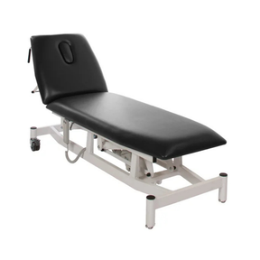PLE01 black coloured treatment couch on white background