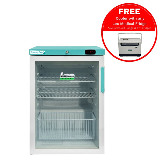 Lec Medical 158 Litre Under-Counter Fridge with Left Hand Hinge - PPGR158BT-LHH