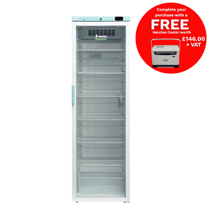 Lec PPGR400BT-UK Medical Fridge – Glass Door – 389 Litre