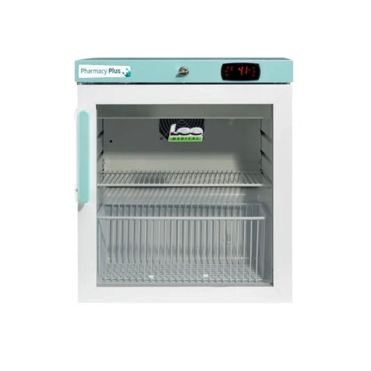 Lec Medical Pharmacy Plus 47L Glass Door Countertop Vaccine Refrigerator - PPGR47BT-UK