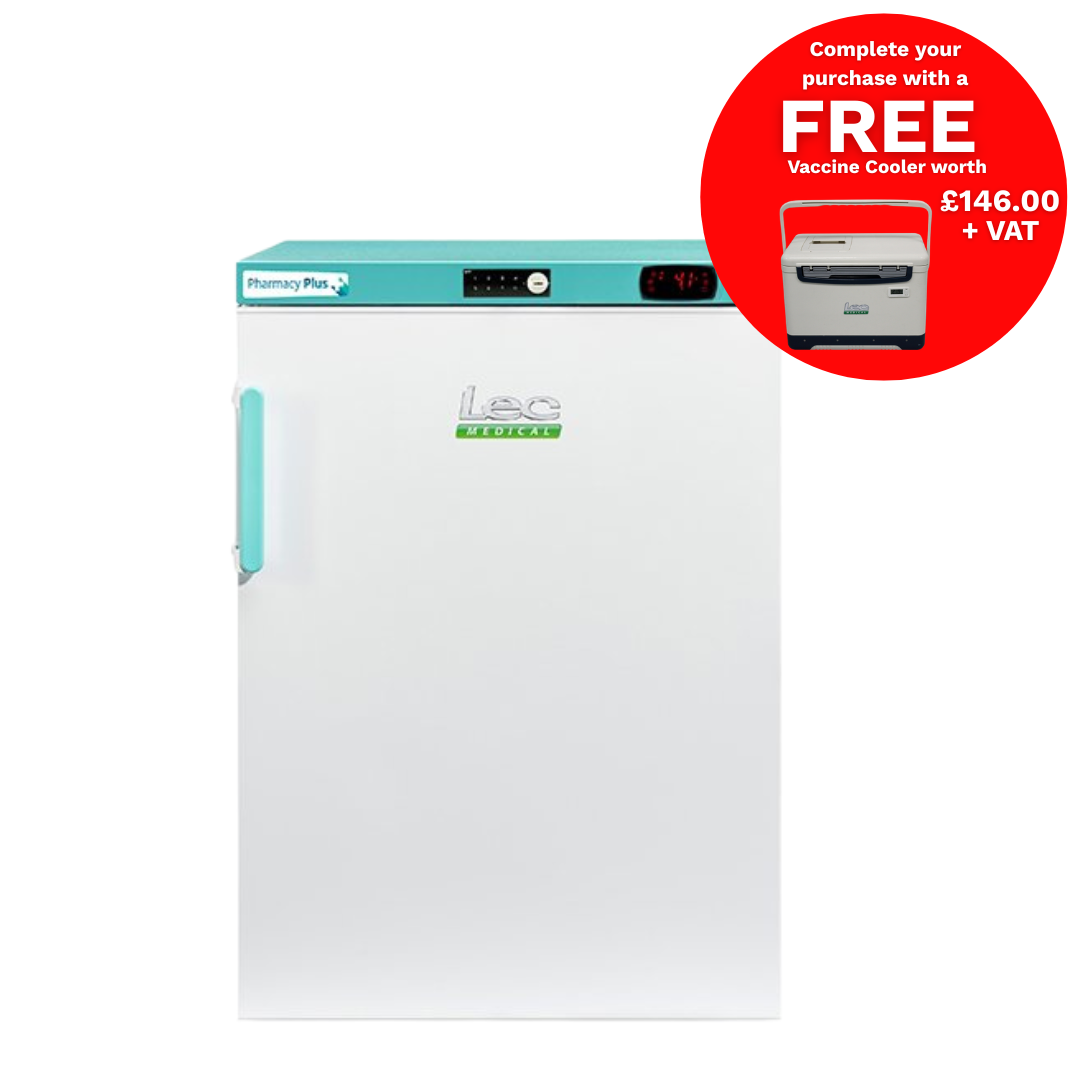 Lec Medical 158 Litre Under-Counter Fridge - PPSR158BT-DLK Pharmacy Plus (Digi Lock)