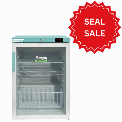 Lec Medical 158 Litre Glass Door Under-Counter Fridge - PPGR158BT-UK