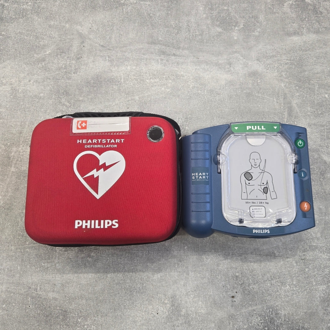 Refurbished, Philips Heartstart HS1 Defibrillator (With new battery & PAD's) - Semi Automatic