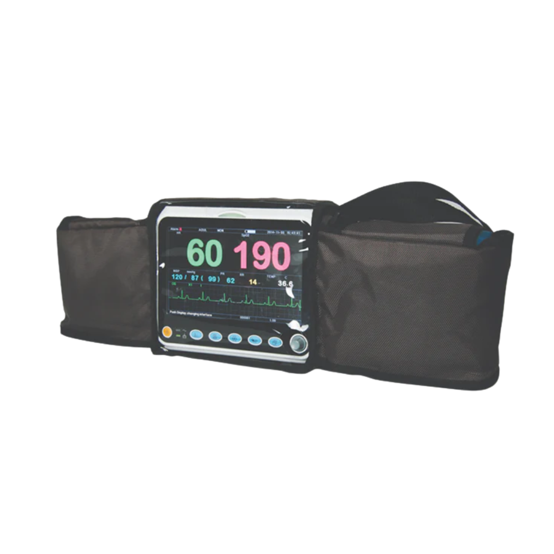 ProAct PC-3000 Patient Monitor(SpO2 Analog, PR, Resp Rate, NIBP, ECG, Temp) Ad sft sensor