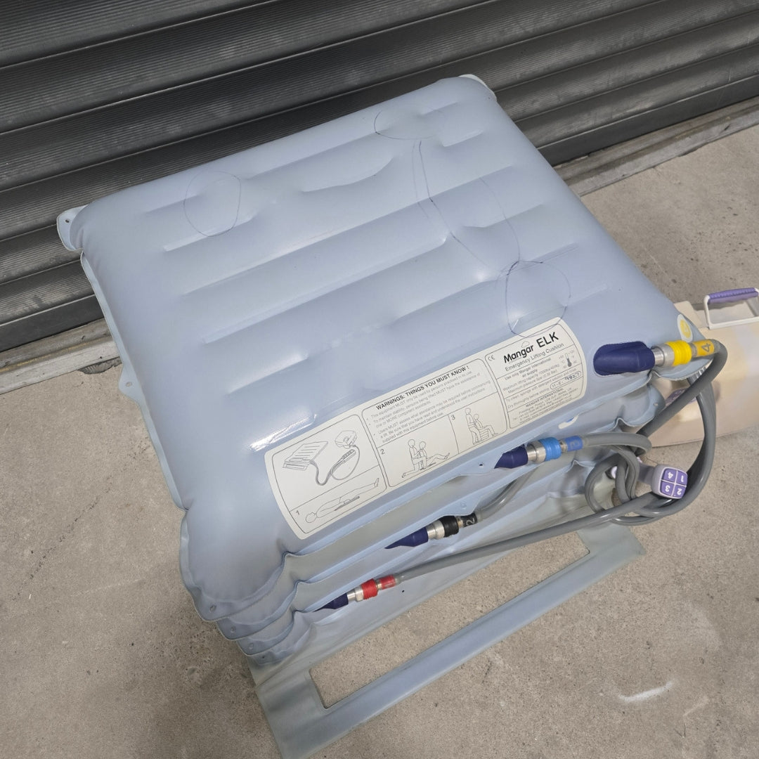 Reconditioned Mangar ELK Emergency Lifting Cushion Bleb Kit A + Airflow MK2 Compressor