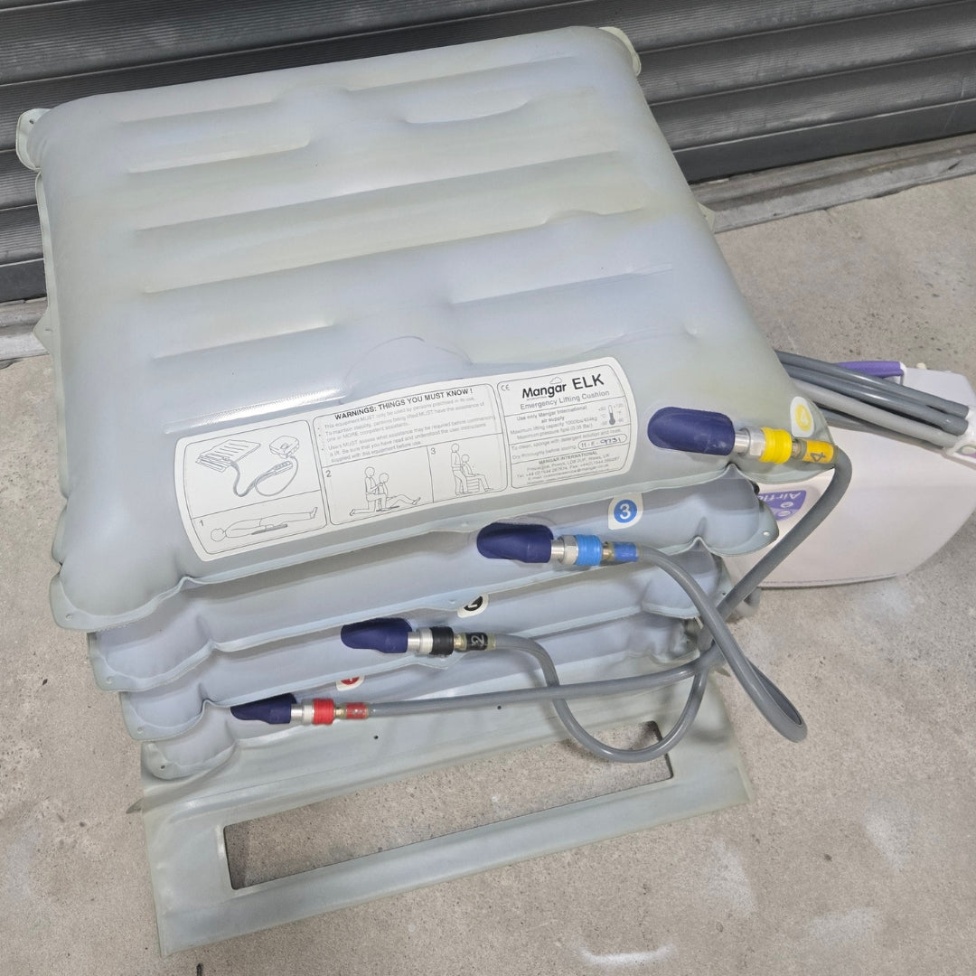 Reconditioned Mangar ELK Emergency Lifting Cushion Bleb Kit B + Airflow MK2 Compressor