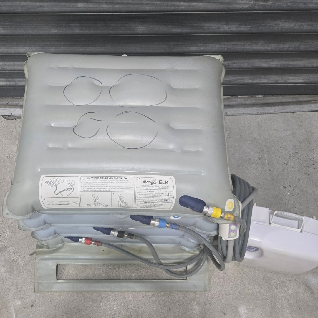 Reconditioned Mangar ELK Emergency Lifting Cushion Bleb Kit C + Airflow MK2 Compressor
