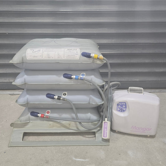 Reconditioned Mangar ELK Emergency Lifting Cushion Bleb Kit C + Airflow MK2 Compressor