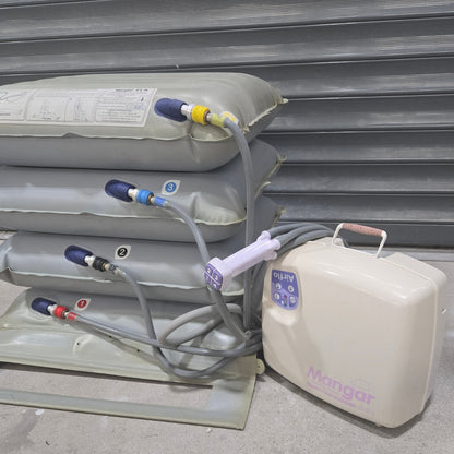 Reconditioned Mangar ELK Emergency Lifting Cushion Bleb Kit D + Airflow MK2 Compressor