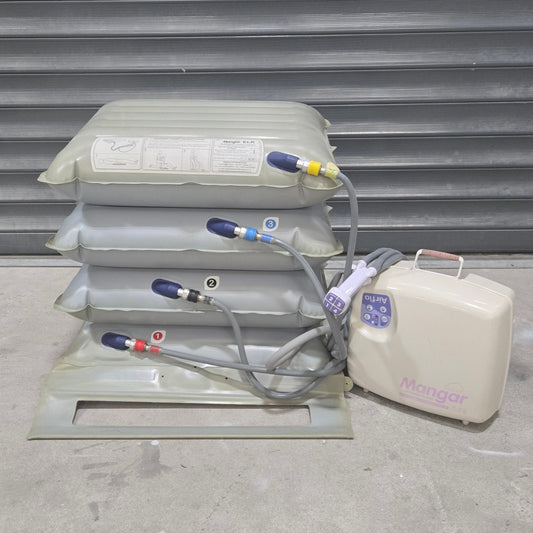 Reconditioned Mangar ELK Emergency Lifting Cushion Bleb Kit D + Airflow MK2 Compressor